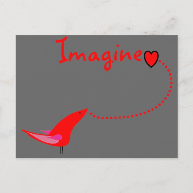 "Imagine"---John Gifts Postcard (Front)