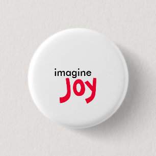 imagine, Joy 3 Cm Round Badge