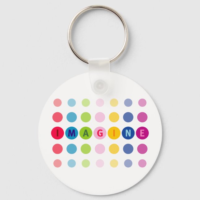 Imagine Key Ring (Front)