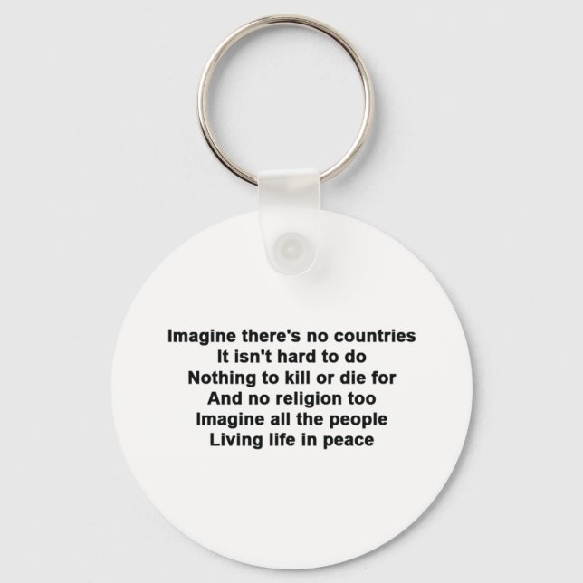 Imagine Key Ring (Front)
