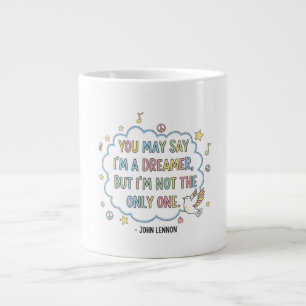 Imagine Lennon's Playful Dream Large Coffee Mug