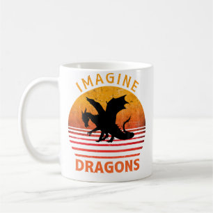 Imagine Magical And Mythical Fantasy Dragons Boys Coffee Mug
