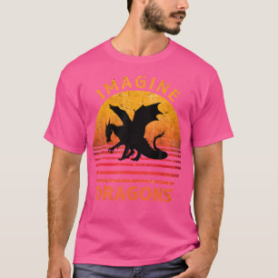 Imagine Magical And Mythical Fantasy Dragons Boys T-Shirt