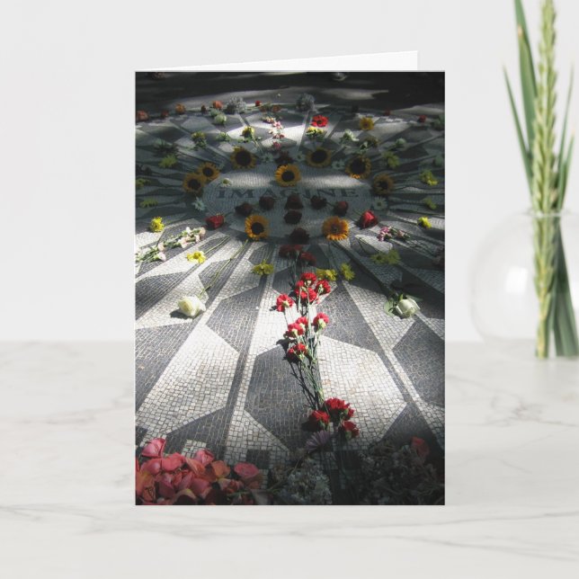 IMAGINE Mosaic, Strawberry Fields - V  Card (Front)