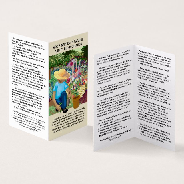     Imagine our lives as a garden created by God,  (Inside and Outside)