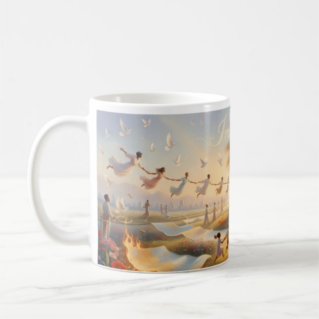 Imagine Peace Garden Dreamscape Fantasy Mug (Left)