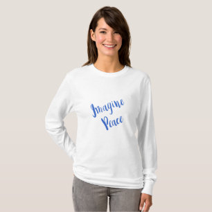 Imagine Peace Graphic Inspirational T-Shirt