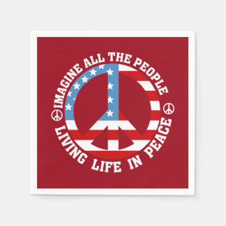 Imagine Peace Napkin