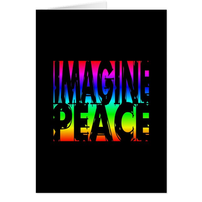 IMAGINE PEACE RAINBOW (Front)