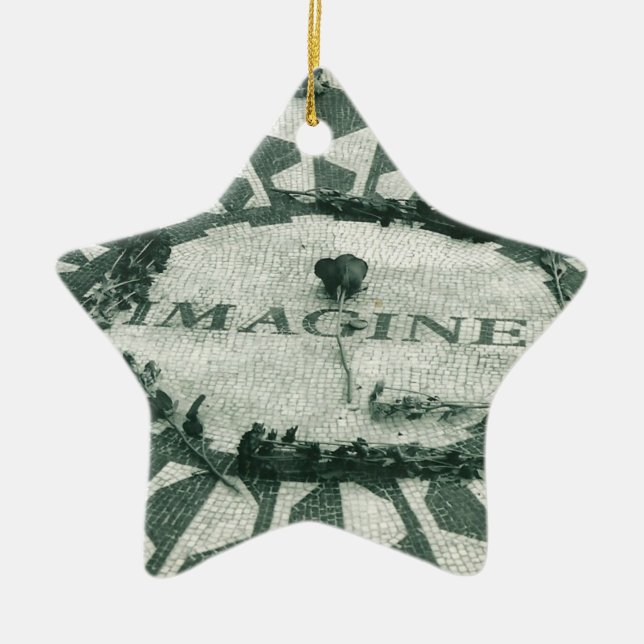 Imagine Photo Ornament (Front)
