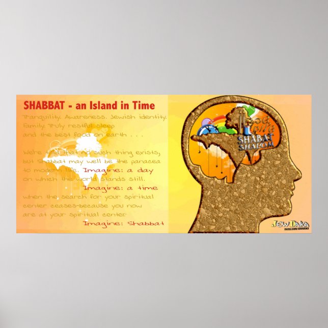 Imagine Shabbat Poster (Front)