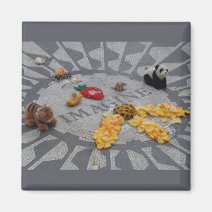 Imagine Strawberry Fields Central Park NYC photo Magnet