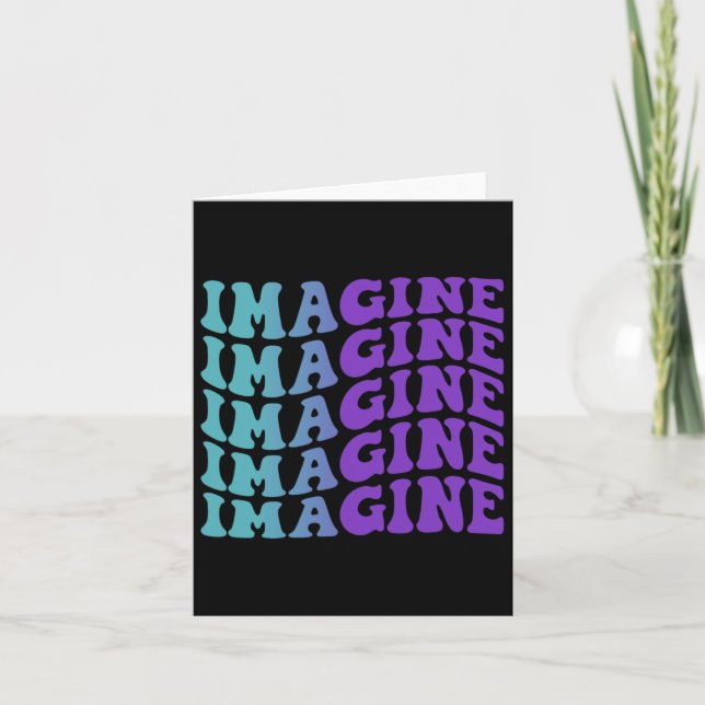 Imagine Suicide Prevention Awareness Invisible Ill Card (Front)