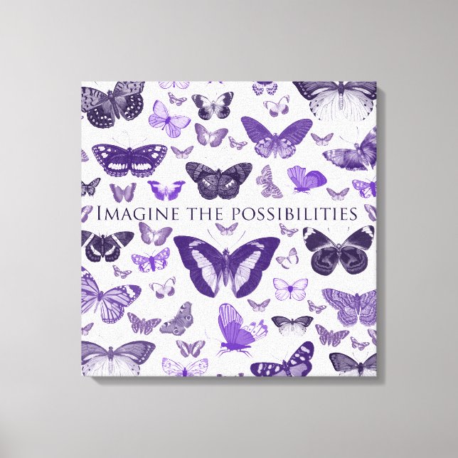 Imagine the possibilities canvas print (Front)