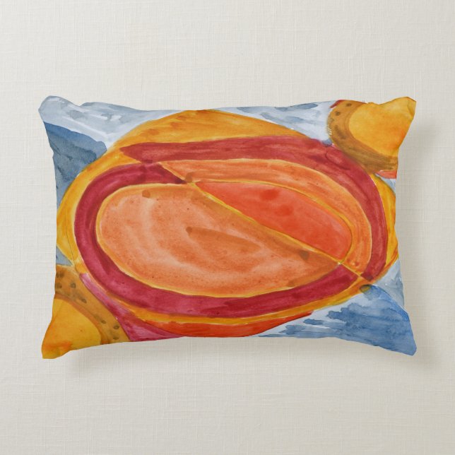Imagining the Sun on a Rainy Day Decorative Cushion (Front)