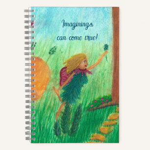 Imaginings Can Come True, Fairy, Journal Notebook