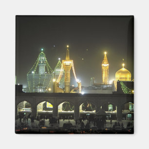 Imam Reza Shrine Complex at night, Mashhad, Magnet