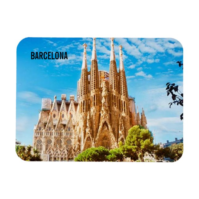 Imán Barcelona Sagrada Família Magnet (Horizontal)