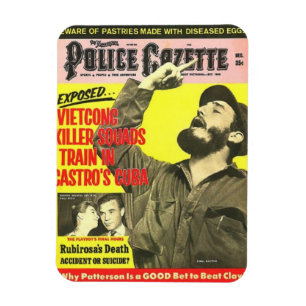 Iman Nevera Fidel Castro Vintage by RetroCharms Magnet