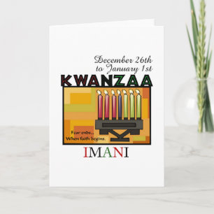 IMANI - Faith Holiday Card