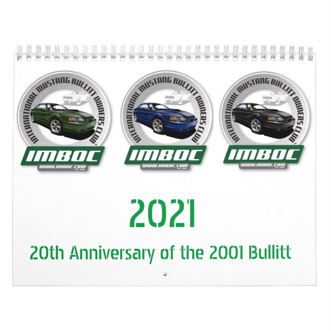 IMBOC 2021 01 Bullitt 20th Anniversary Calendar (Cover)