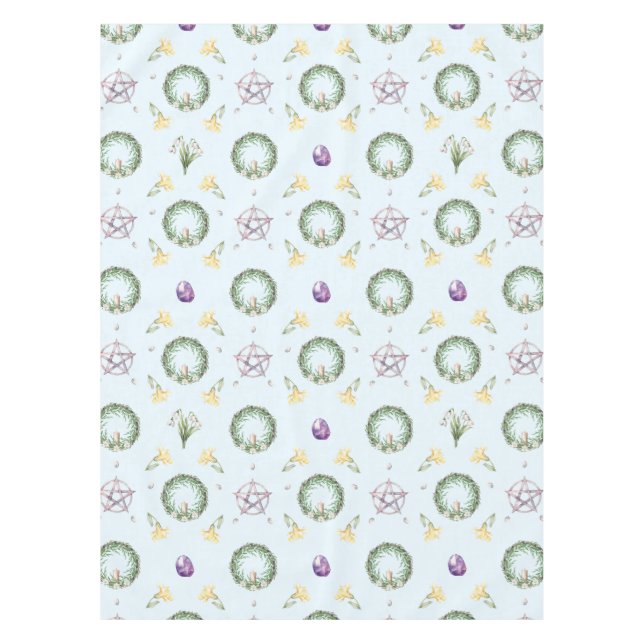 Imbolc Brigid Candlemas Alter Tablecloth (Front)