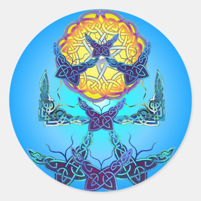 Imbolc Butterflies Sticker (Front)