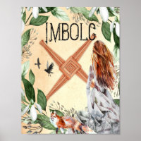IMBOLC, CANDLEMAS  WICCAN SABBAT POSTER