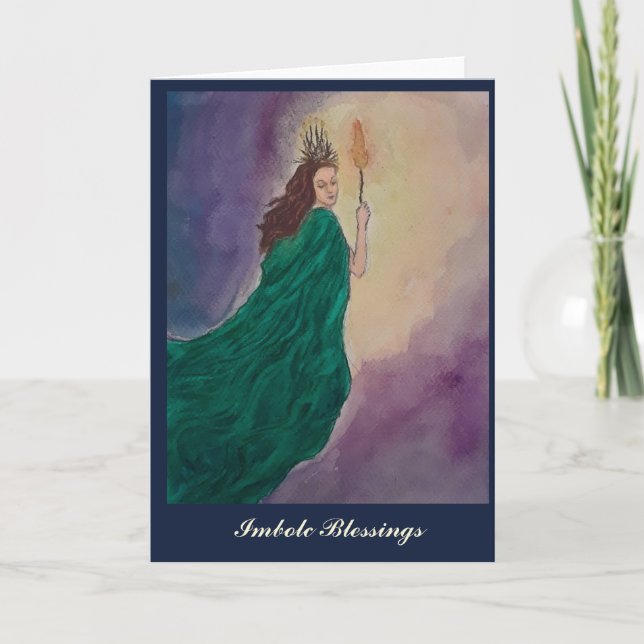 Imbolc Greeting Card (Front)