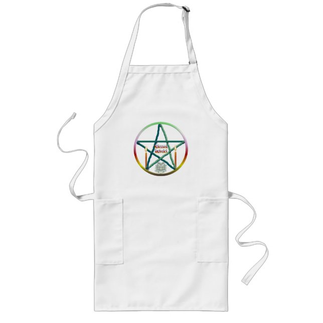 Imbolc Pentacle Long Apron (Front)