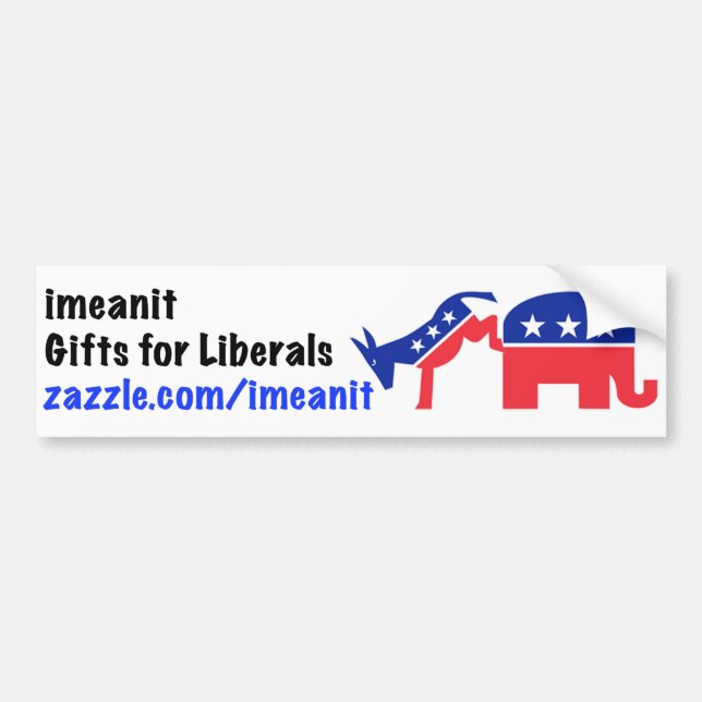 imeanit bumper sticker (Front)