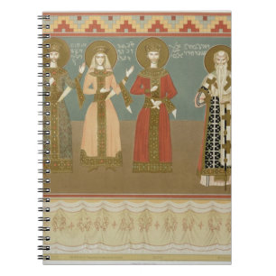 Imereth: frescoes from the Gelati Monastery, plate Notebook