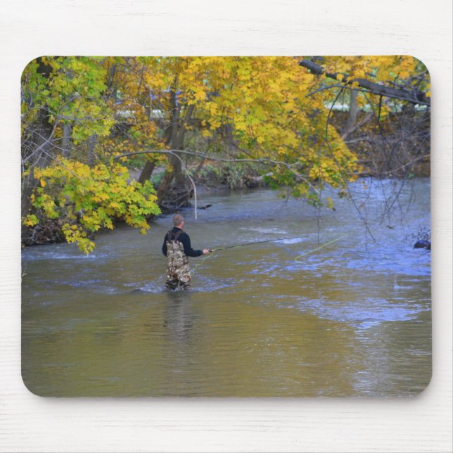 IMG_0254 Fly Fisherman Mouse Mat (Front)
