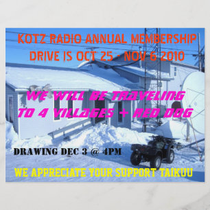 IMG_0319, KOTZ RADIO ANNUAL MEMBERSHIPDRIVE IS ... FLYER