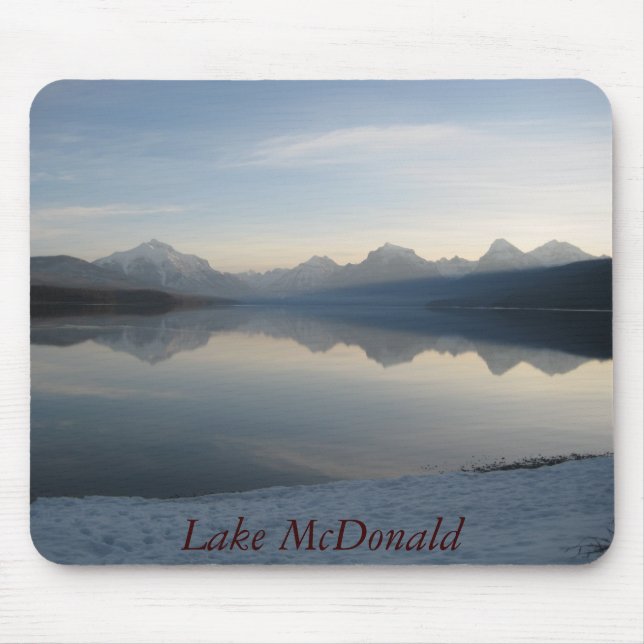 IMG_0329, Lake McDonald Mouse Mat (Front)