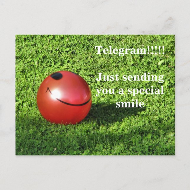 IMG_0530, Telegram!!!!!Just sending you a speci... Postcard (Front)