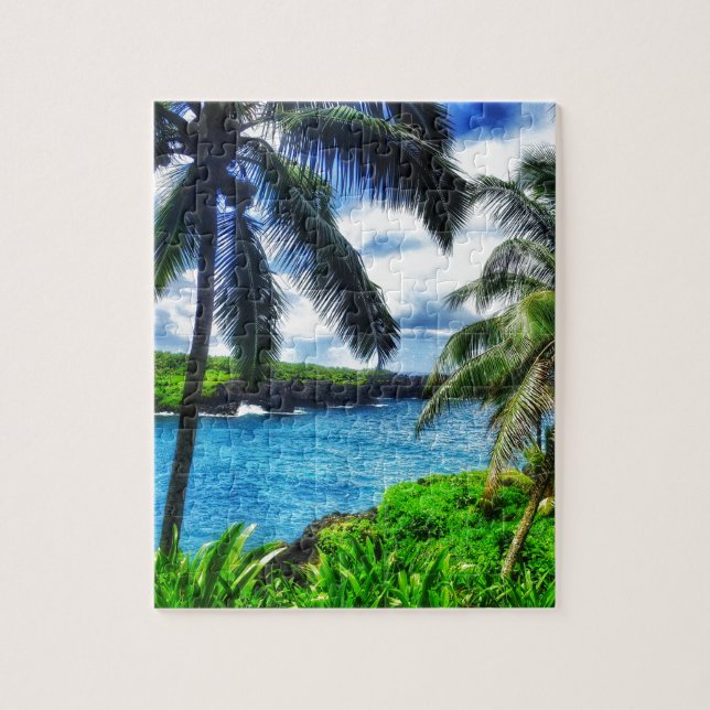 IMG_1122 4 Hawaiian Scene Jigsaw Puzzle (Vertical)