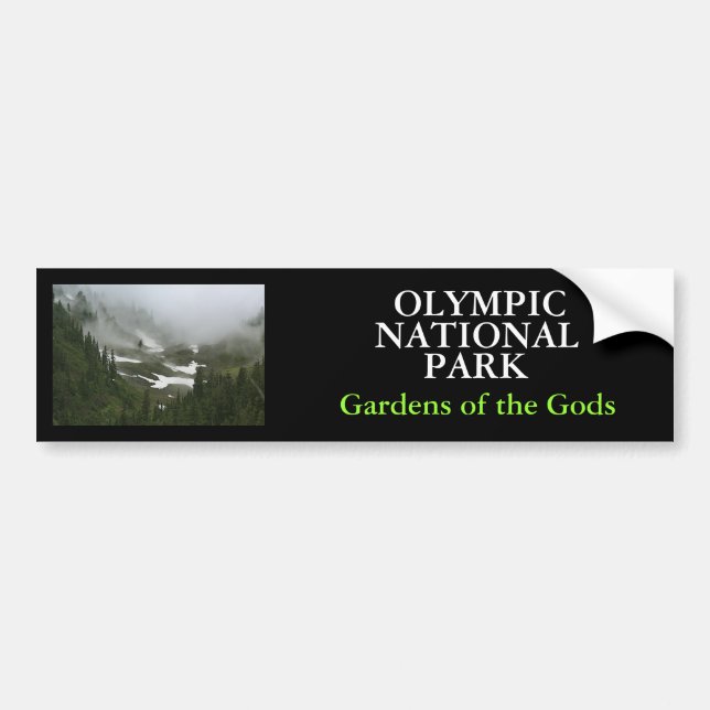 IMG_2155, OLYMPIC , NATIONAL, PARK, Gardens of ... Bumper Sticker (Front)