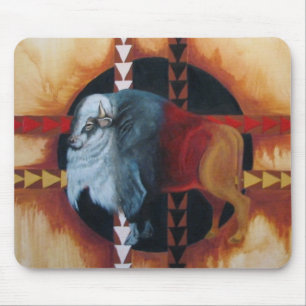IMG_2593white buffalo Mouse Mat