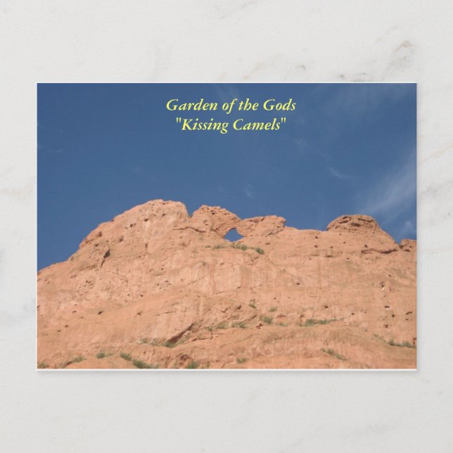 IMG_4232, Garden of the Gods"Kissing Camels" Postcard (Front)