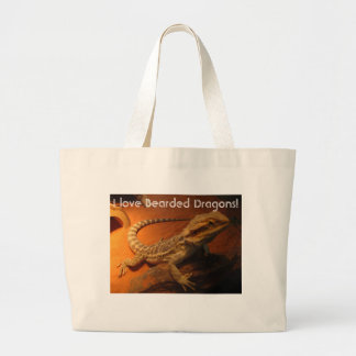 IMG_4705, I love Bearded Dragons! Large Tote Bag
