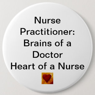 imgres.jpeg, Nurse Practitioner:Brains of a Doc... 6 Cm Round Badge