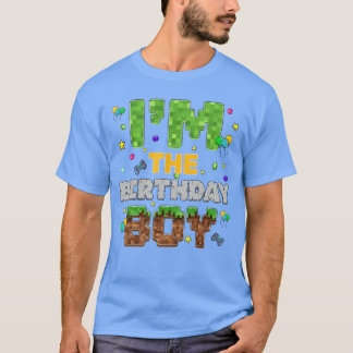 Imhe Birthday Boy Piel Gamer Party Matching Family T-Shirt