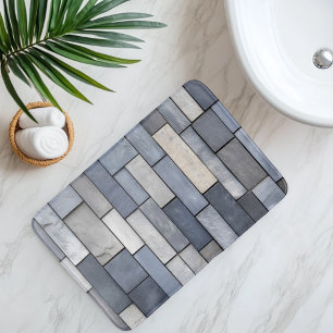 Imitation Slate Tile Bath Mat