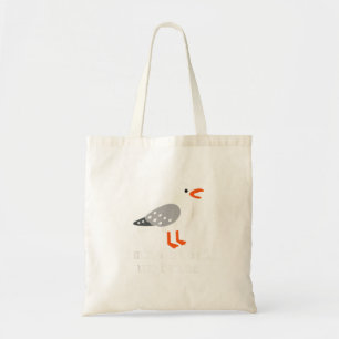 Imma Steal Ur Fries Funny Cute Seagull Bird Animal Tote Bag