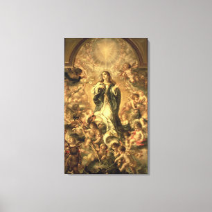 Immaculate Conception, 1670-1672 Canvas Print