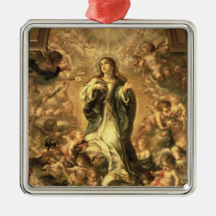 Immaculate Conception, 1670-1672 Metal Tree Decoration