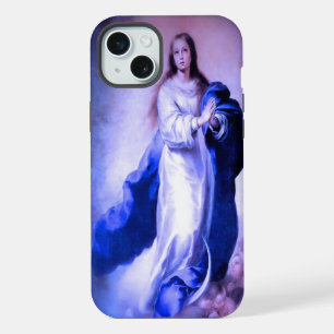 Immaculate Conception Blue iPhone 15 Plus Case