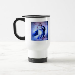 Immaculate Conception Blue Travel Mug