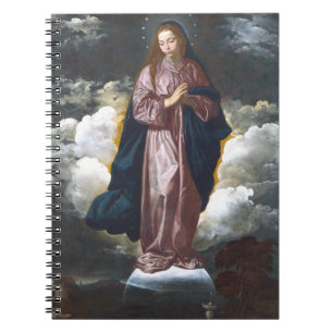 Immaculate Conception By Diego Velázquez 1618 Notebook
